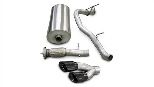 Corsa 2007-2010 Cadillac Escalade 6.2L V8 Black Sport Cat-Back Exhaust thumbnail 2