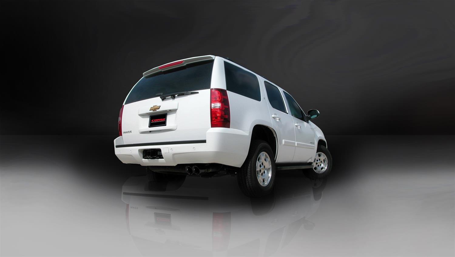 Corsa 2007-2008 Chevrolet Tahoe 5.3L V8 Black Sport Cat-Back Exhaust thumbnail 3