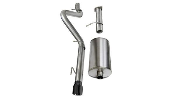 Corsa 2006-2008 Chevrolet Trailblazer SS 6.0L V8 Black Sport Cat-Back Exhaust thumbnail 2