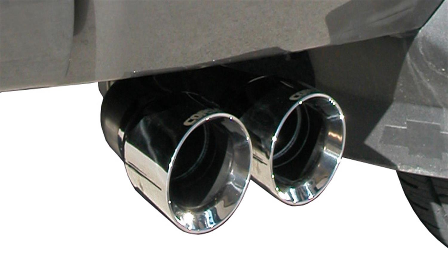 Corsa 2007-2008 Chevrolet Silverado Crew Cab/Short Bed 1500 4.8L V8 Polished Sport Cat-Back Exhaust thumbnail 2