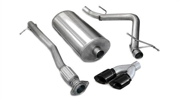 Corsa 2007-2008 Chevrolet Silverado Crew Cab/Short Bed 1500 5.3L V8 Black Sport Cat-Back Exhaust thumbnail 3