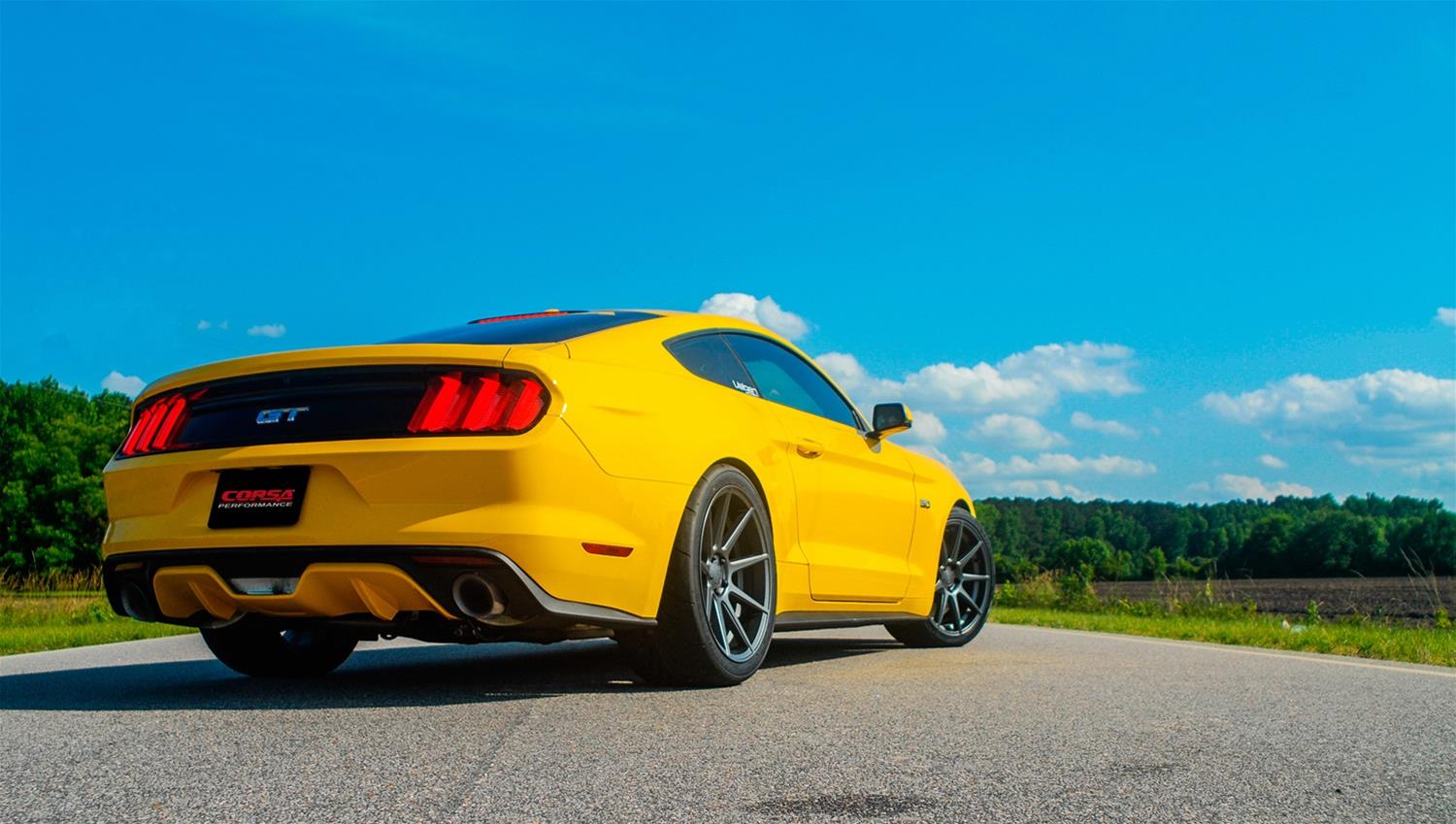 Corsa 2015-2017 Ford Mustang GT 5.0 3in Axle Back Exhaust Polish Dual Tips (Touring) thumbnail 3