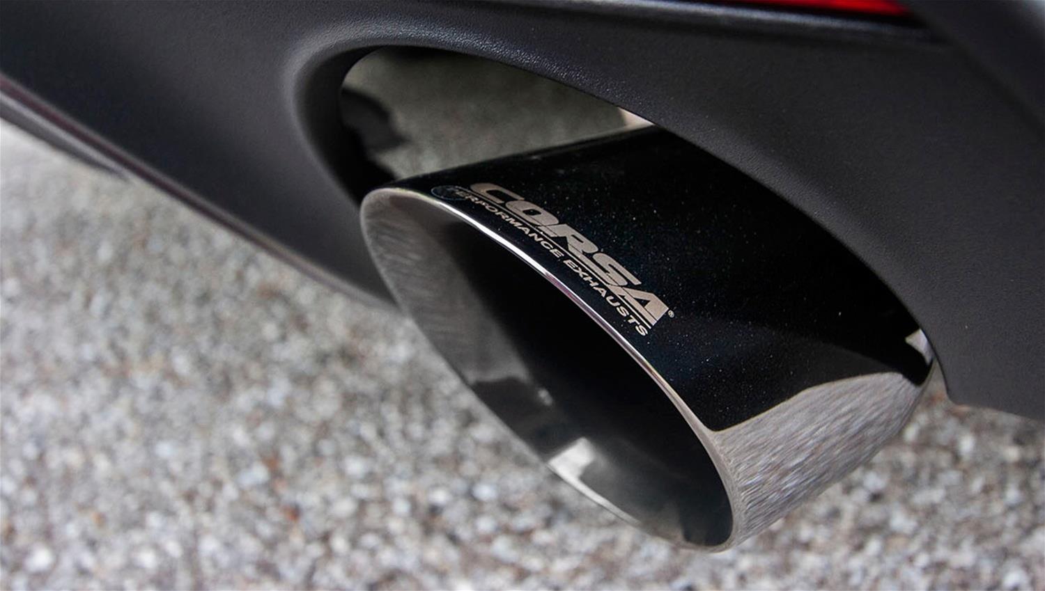 Corsa 2015-2017 Ford Mustang GT 5.0 3in Axle Back Exhaust Polish Dual Tips (Touring) thumbnail 2