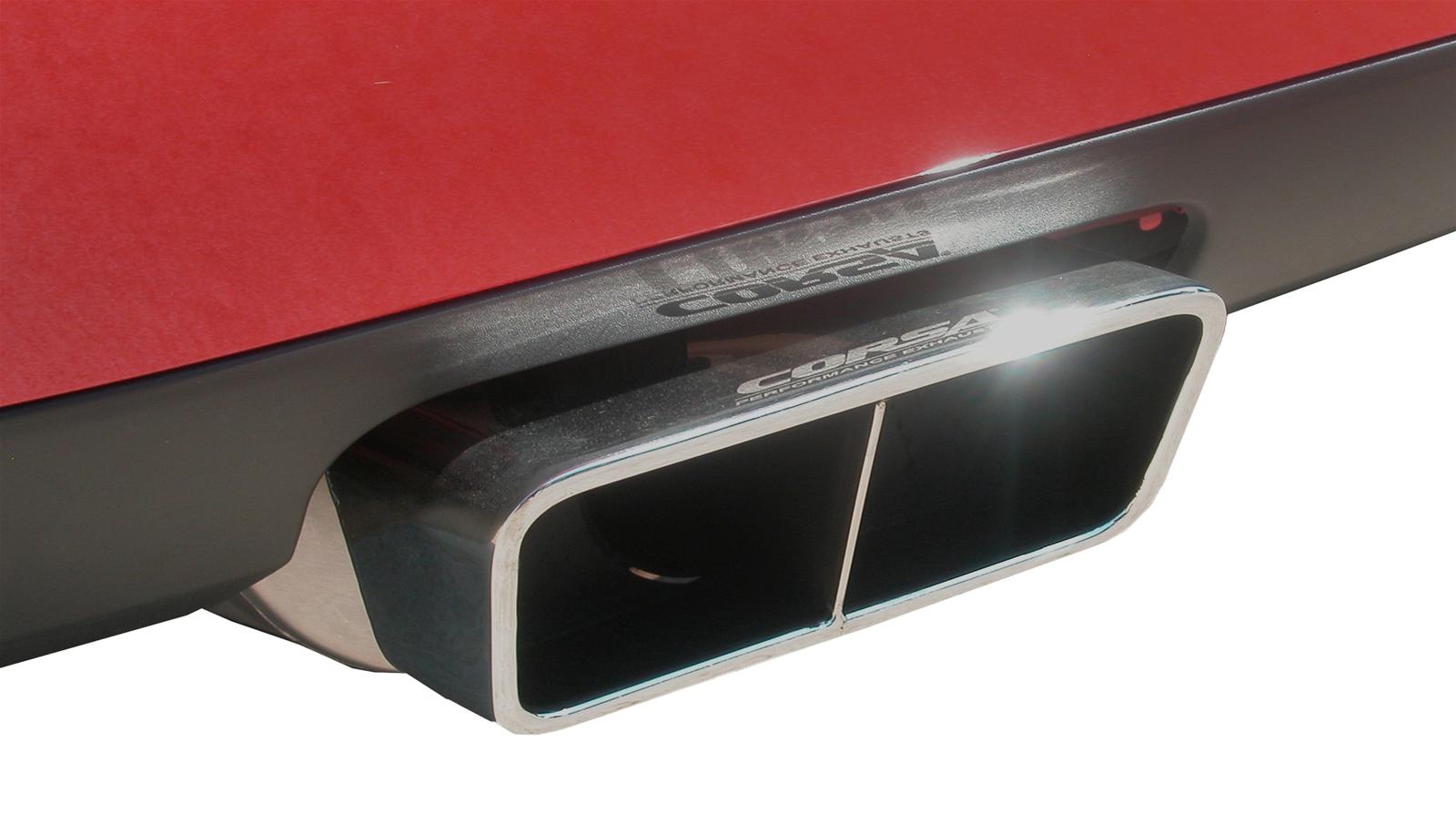 Corsa 2009-2010 Dodge Challenger R/T 5.7L V8 Auto Polished Xtreme Cat-Back Exhaust thumbnail 5