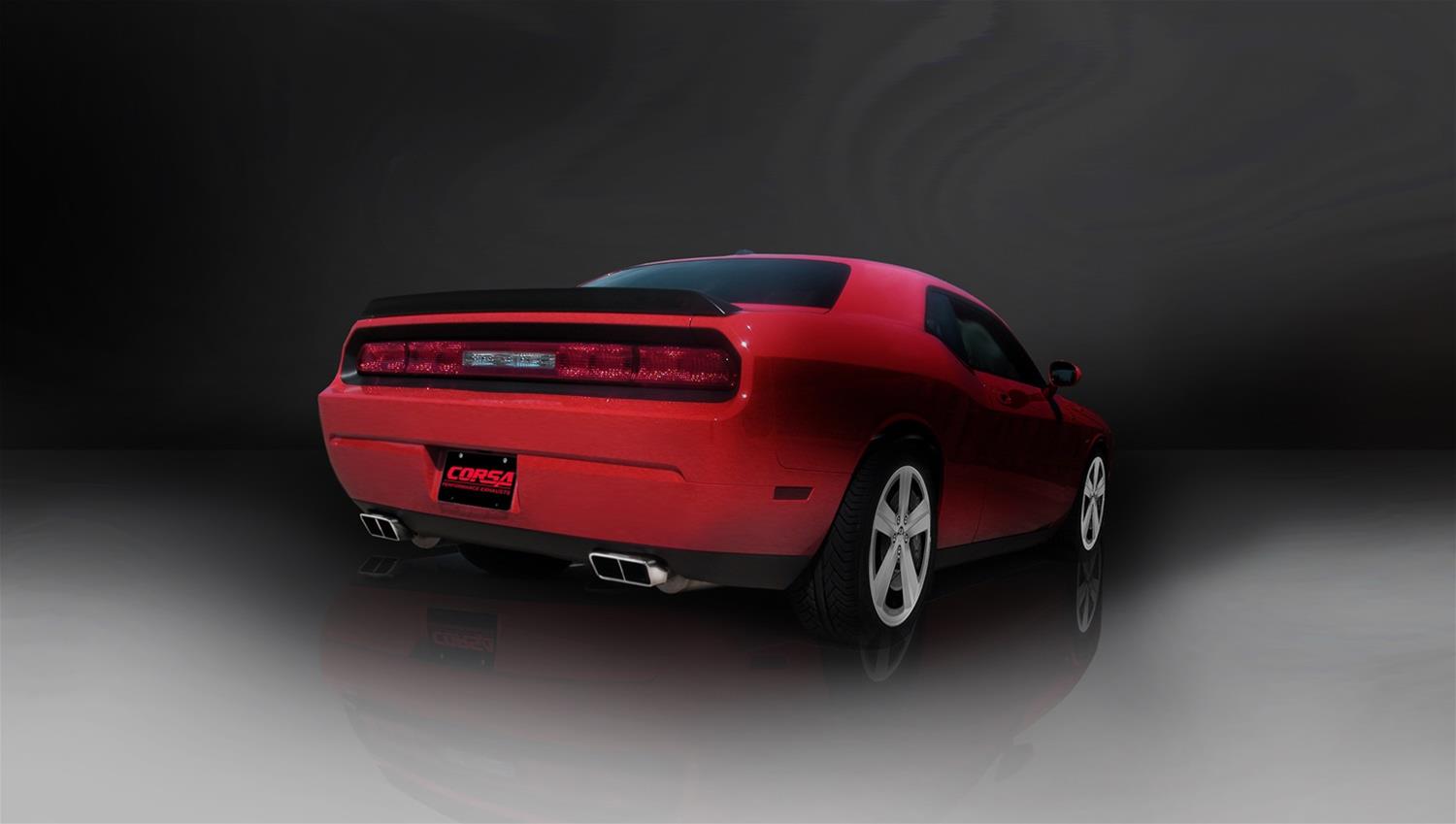 Corsa 2009-2010 Dodge Challenger R/T 5.7L V8 Manual Polished Xtreme Cat-Back Exhaust thumbnail 3