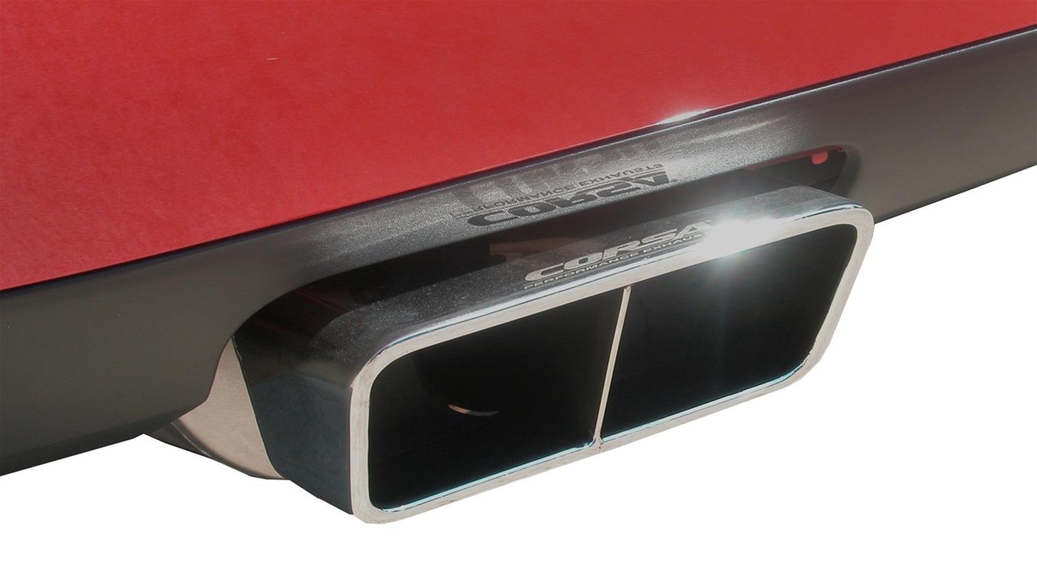 Corsa 2009-2010 Dodge Challenger R/T 5.7L V8 Manual Polished Xtreme Cat-Back Exhaust thumbnail 2