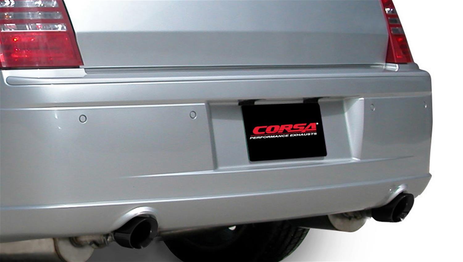 Corsa 2005-2010 Dodge Charger R/T 5.7L V8 Black Xtreme Cat-Back Exhaust thumbnail 2