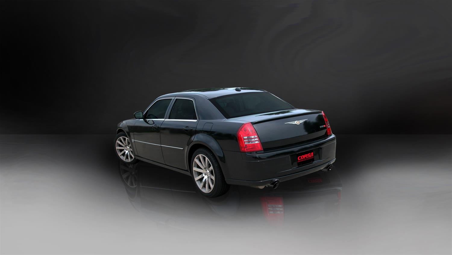 Corsa 2005-2010 Dodge Charger SRT-8 6.1L V8 Black Xtreme Cat-Back Exhaust thumbnail 3
