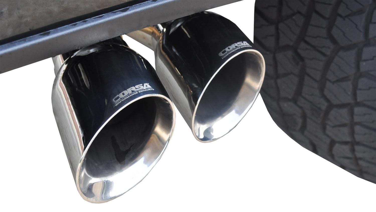 Corsa 2015-2020 Ford F-150 3.5L Ecoboost 145in Wheelbase 3in Resonator Delete Kit thumbnail 2