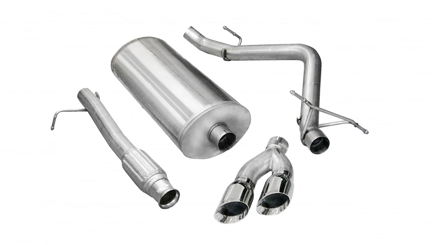 Corsa Sport Exhaust Systems for 2009-2013 SIERRA 1500, SILVERADO 1500 - 14900 System, Sport, Stainless Steel, Chevy, GMC, Pickup, Kit