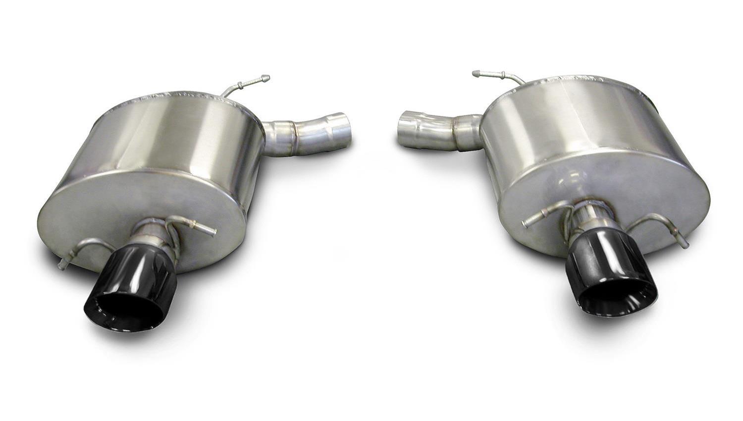 Corsa 2009-2014 Cadillac CTS Sedan V 6.2L V8 Black Touring Axle-Back Exhaust thumbnail 2