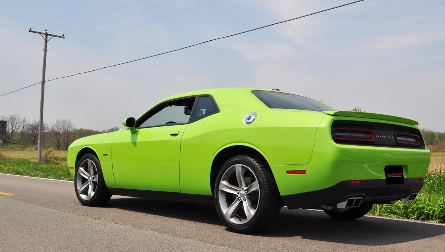Corsa 2015-2016 Dodge Challenger 5.7L V8 Polished Xtreme Cat-Back thumbnail 3
