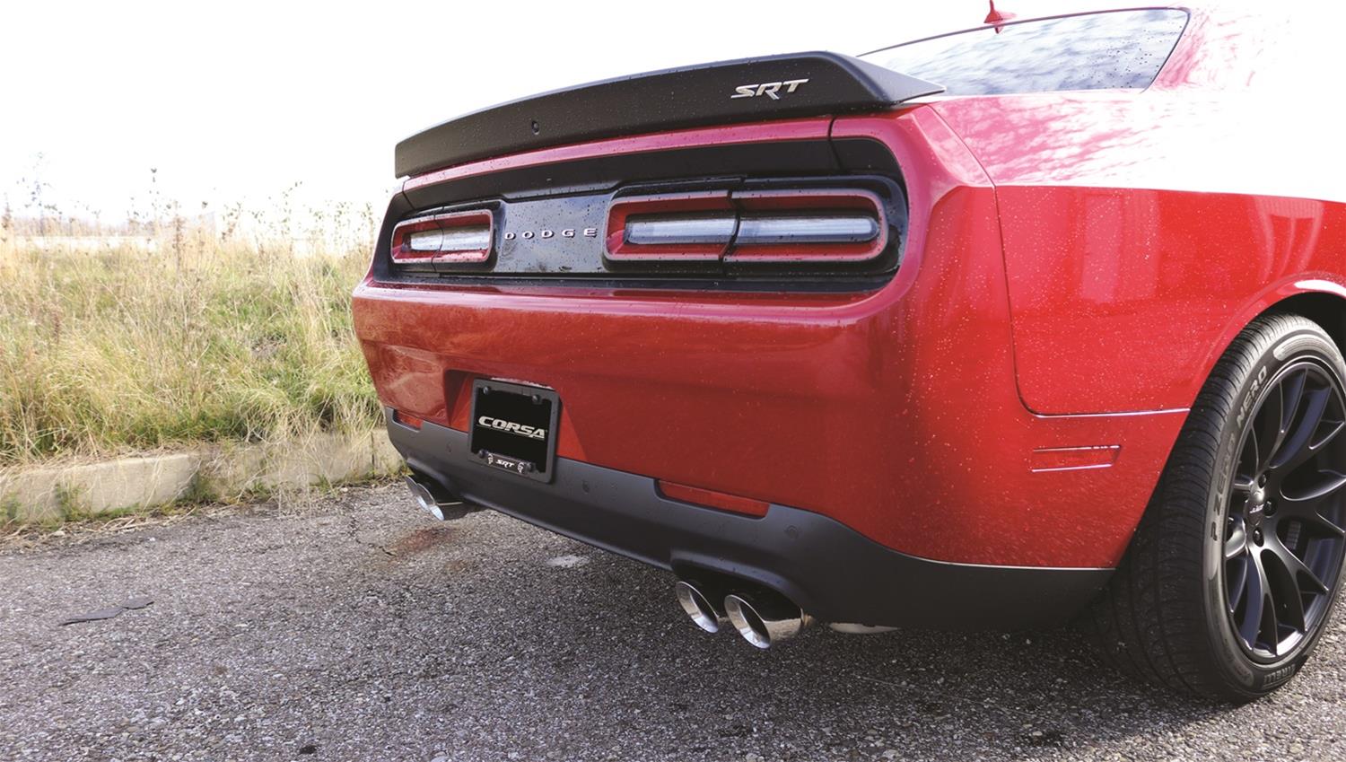 Corsa Sport Exhaust Systems for 2015-2022 CHALLENGER - 14987 2.75-IN. Series Cat-Back Dual Rear Exit with Twin 3.5-IN. Polished Pro-Series Tips thumbnail 2