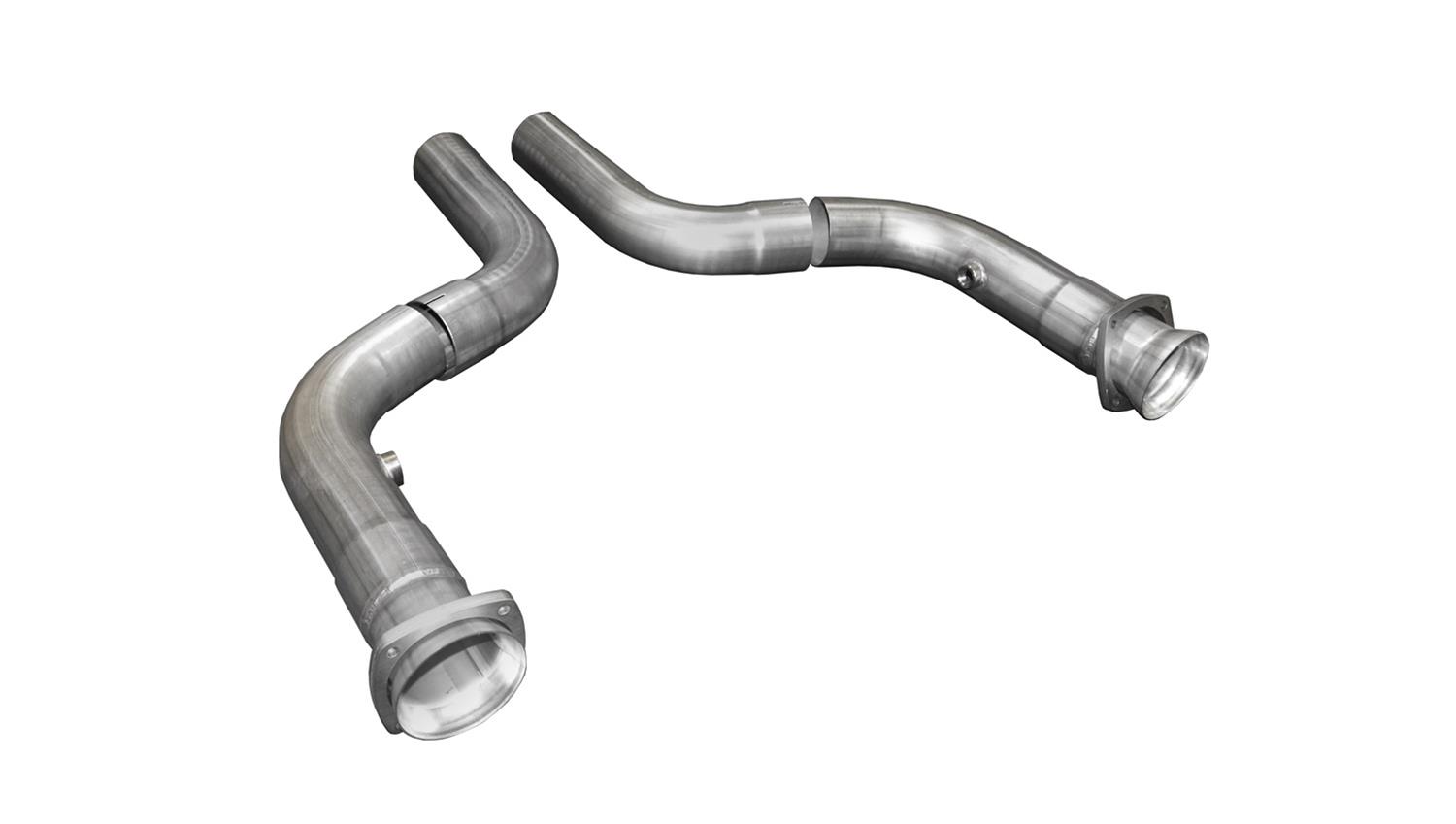 Corsa Long Tube Header Connection Pipes for 2015-2023 MUSTANG - 16015 Extension, Long-Tube, Ball and Socket Flange, 3 in. Diameter, Ford, Pair thumbnail 2