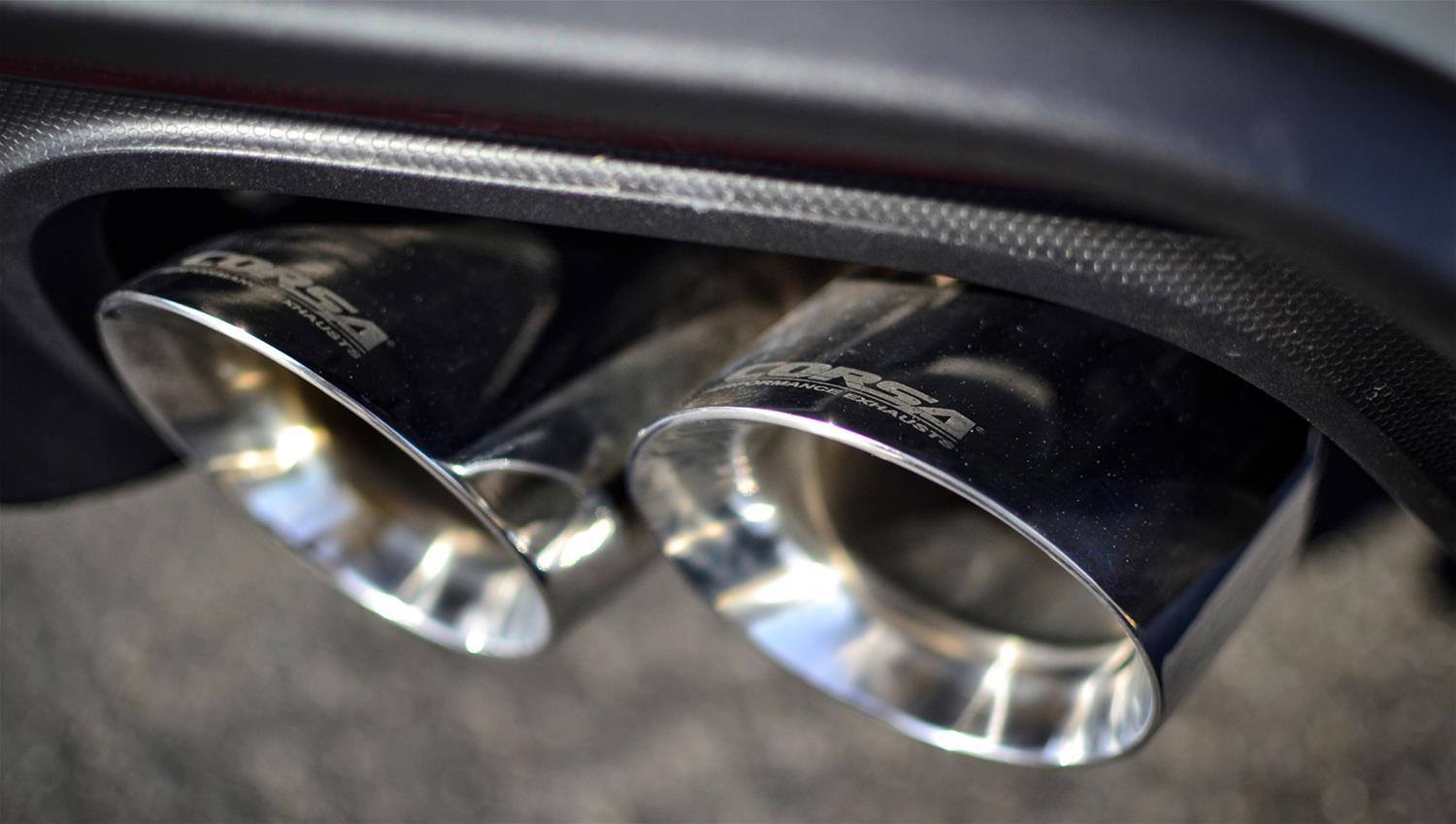 Corsa 2018-2023 Ford Mustang GT Fastback 5.0L 3in Sport Axle-Back Exhaust w/ 4in Polished Tips thumbnail 3