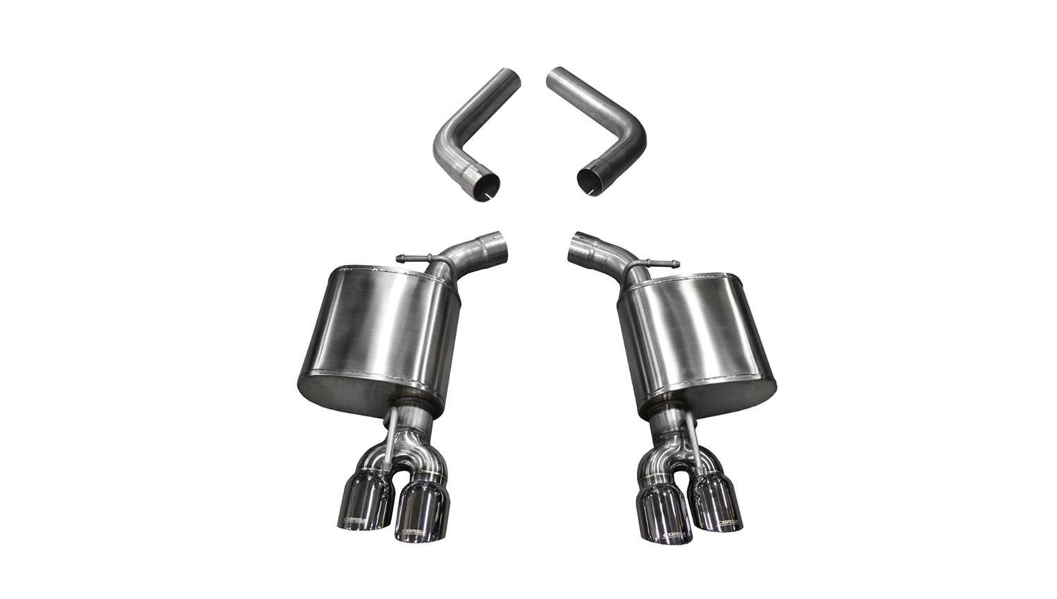 Corsa 15-23 Dodge Challenger 6.4L/17-19 Challenger 5.7 Polished Sport Axle-Back Exhaust w/3.5in Tips thumbnail 3