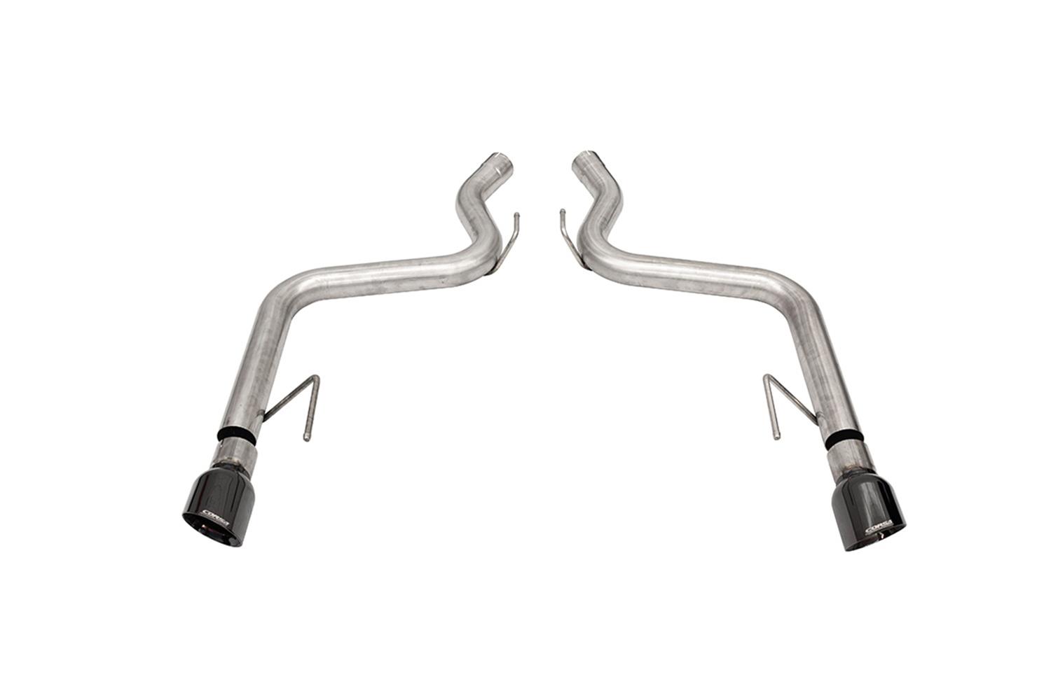 Corsa Track Exhaust Systems for 2015-2017 MUSTANG - 21086BLK Exhaust, Axle-Back Dual Rear, Series 3.0 in. System with 4.5 in. Black Pro-Series Tips, Ford, Kit thumbnail 4