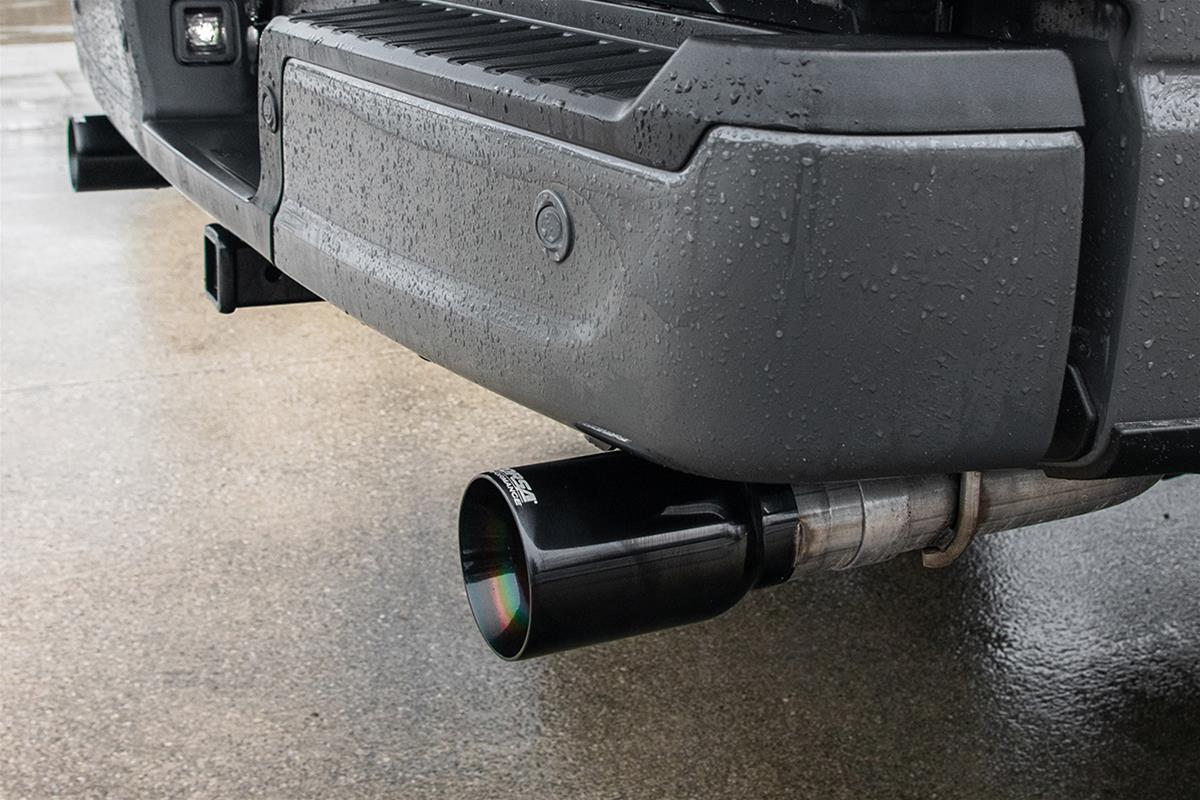 Corsa 2021-2025 Ford F-150 Regular Cab/ 8in Bed 5.0L V8 Xtreme Cat-Back Dual Rear Exit-Black PVD thumbnail 2