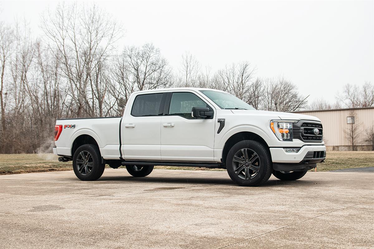 Corsa 2021-2025 Ford F-150 SuperCrew/6.5in Bed 5.0L V8 Sport Cat-Back Single Side Exit-Polished thumbnail 2