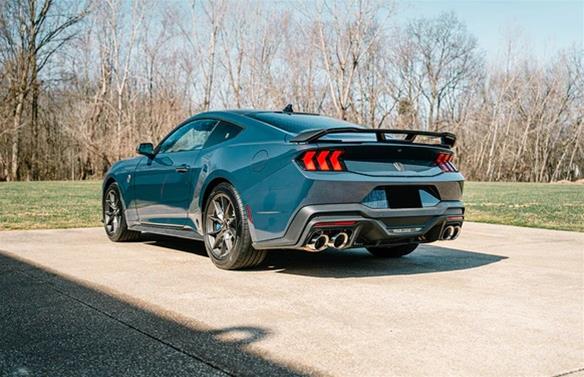 Corsa 24+ Ford Mustang Dark Horse 5.0L 3.0in Dual Rear Exit Cat-Back w/Twin 4.5in Polish Slash Tips thumbnail 2