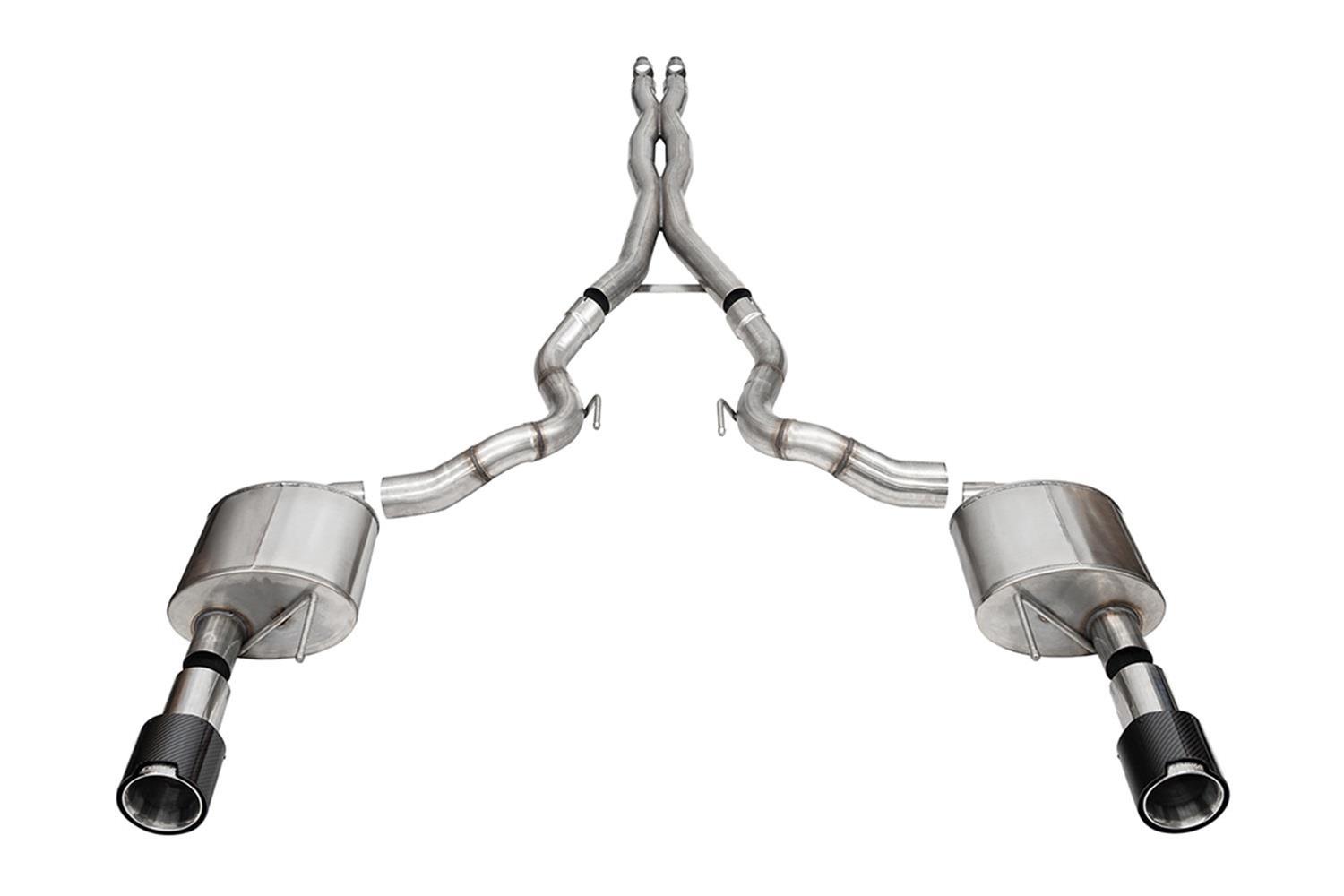 Corsa Xtreme Exhaust Systems for 2024 MUSTANG - 21271CF System Kit