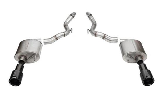 Corsa Touring Exhaust Systems for 2024 MUSTANG - 21277CFBLK System Kit