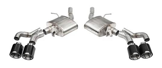 Corsa 22-25 Cadillac CT5-V Blackwing 3in Axle-Back - Act. Exh. - Dual Rear Exit - Twin 4.5inCF Tips