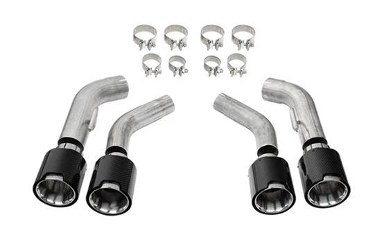 Corsa 2016-2024 Chevrolet Camaro SS / ZL1 Carbon Fiber 4.5in Twin Tip Kit