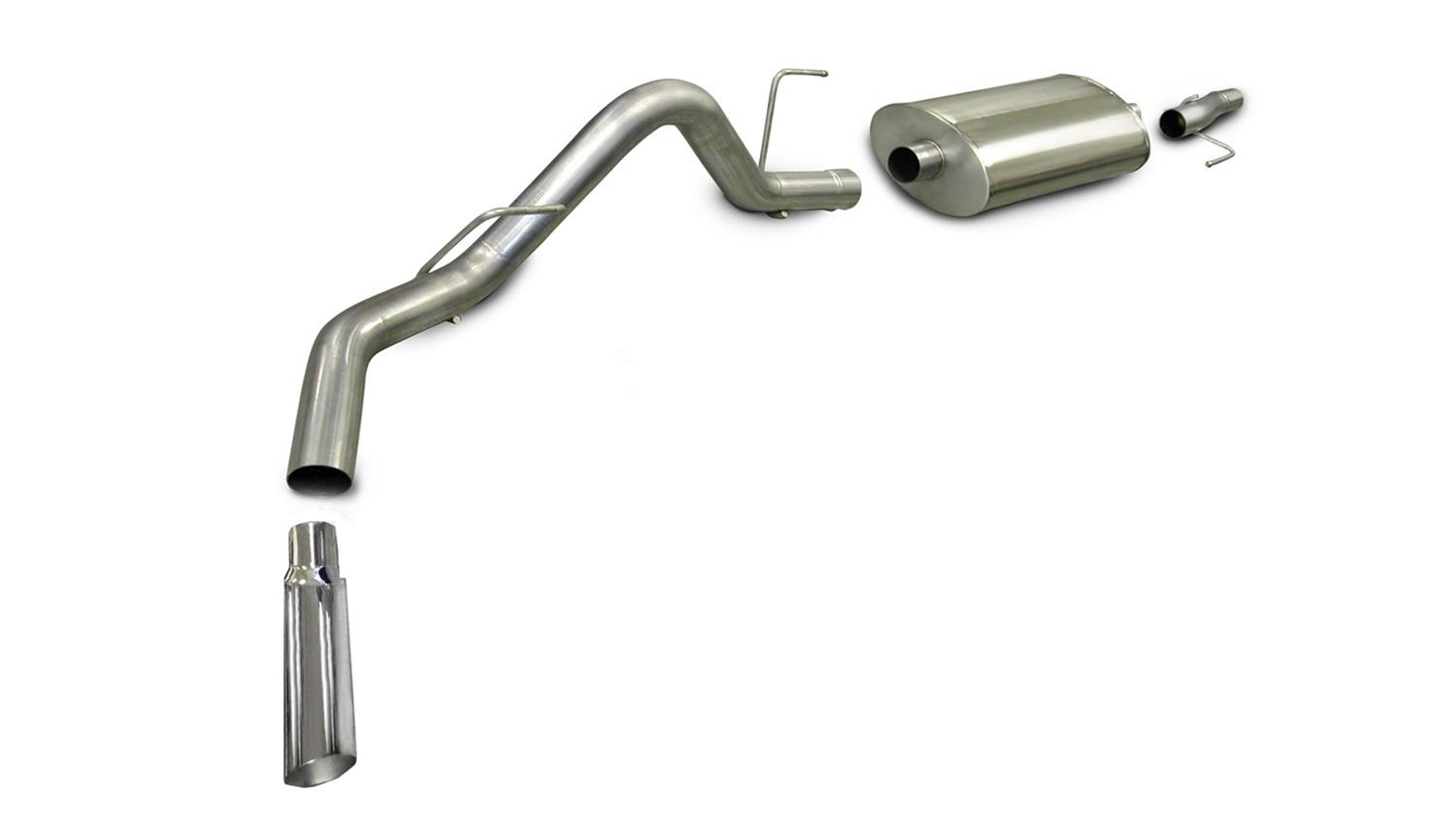 Corsa dB Cat-Back Exhaust Systems for 2005-2008 F-150, 2006-2007 MARK LT - 24300 System, Cat-Back, Stainless Steel, Natural, Polished Tip, Ford, 4.6, 5.4L, Kit