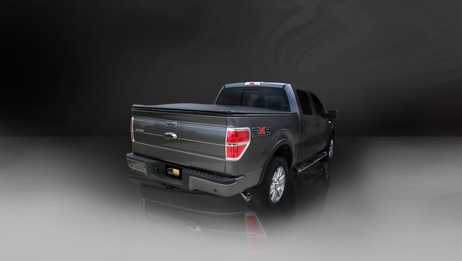 Corsa 2006-2008 -08 Ford F-150 SuperCrew/6.5ft Bed 4.6L V8 Polished Sport Cat-Back Exhaust thumbnail 3