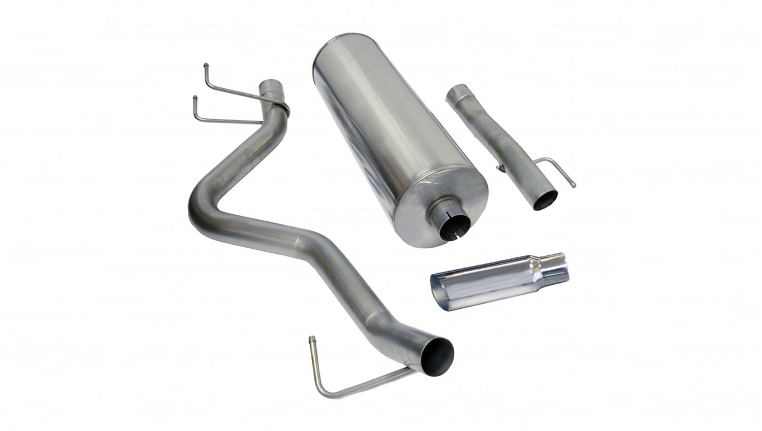 Corsa 2006-2007 -07 Dodge Ram Quad Cab/Short Bed 1500 4.7L V8 Polished Sport Cat-Back Exhaust thumbnail 4