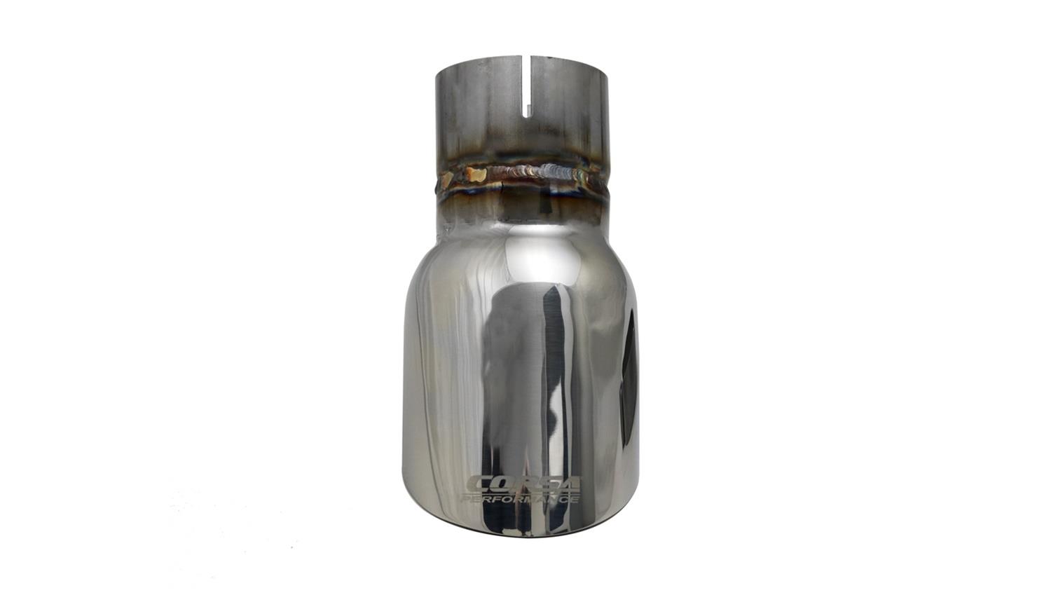 Corsa Single Universal 2.5in Inlet / 3.5in Outlet Polished PVD Pro-Series Tip Kit thumbnail 3