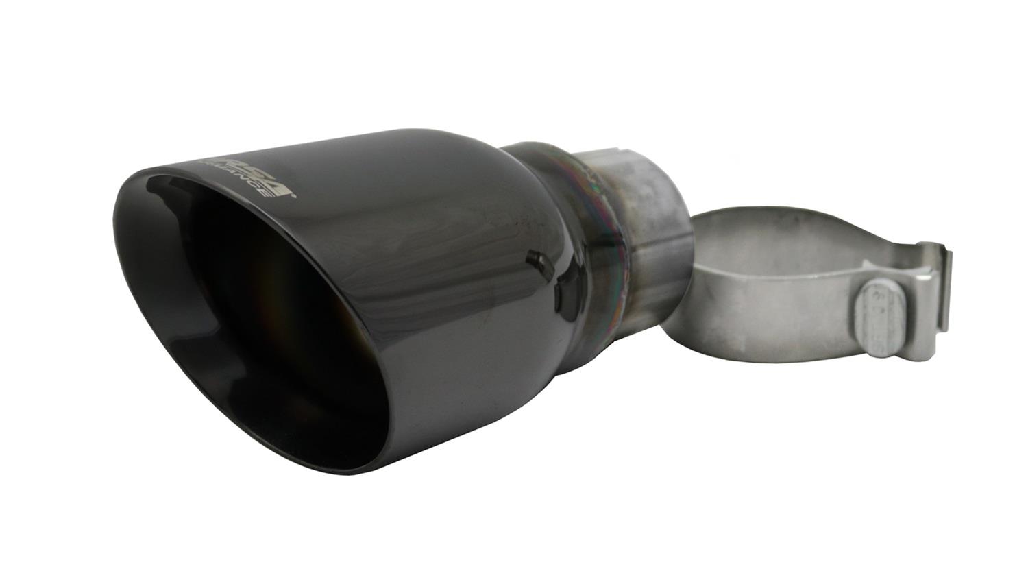 Corsa Single Universal 2.5in Inlet / 4in Outlet Black PVD Pro-Series Tip Kit thumbnail 4