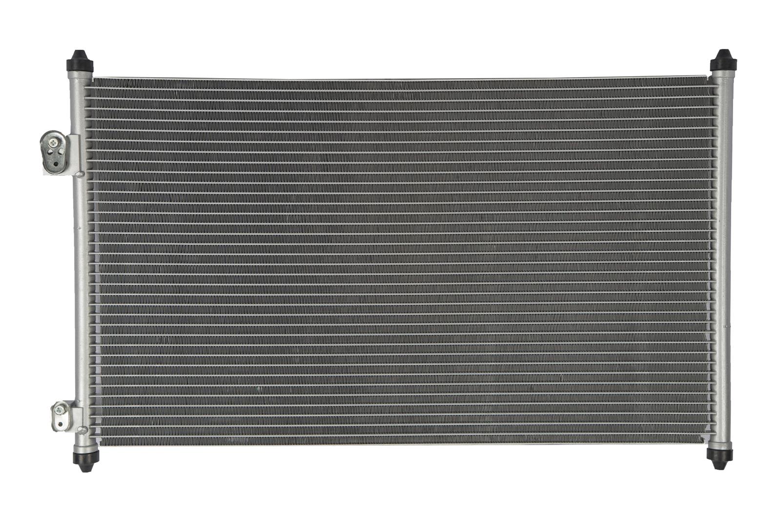 CSF Air Conditioning Condensers 10316 Condenser, Aluminum, Natural, for use on Honda®, Each thumbnail 2