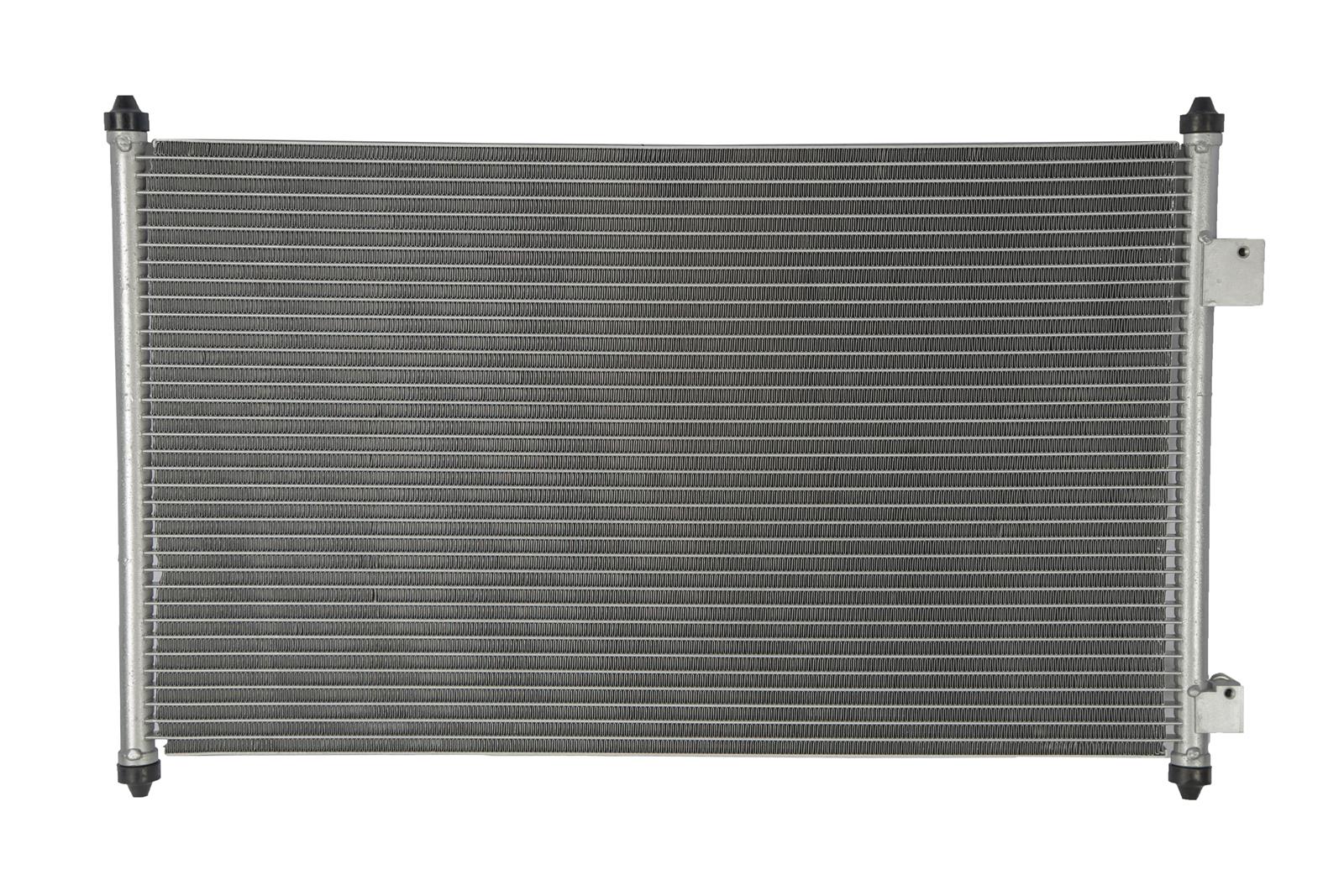 CSF Air Conditioning Condensers 10316 Condenser, Aluminum, Natural, for use on Honda®, Each thumbnail 3