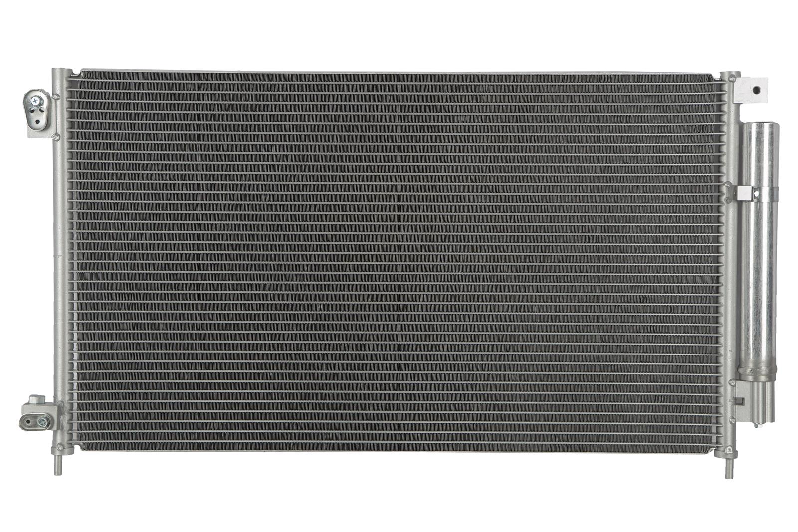 CSF Air Conditioning Condensers for 2005-2007 ACCORD - 10384 Condenser, Aluminum, Natural, use on Honda®, Each thumbnail 2