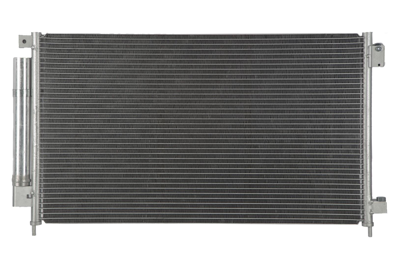 CSF Air Conditioning Condensers for 2005-2007 ACCORD - 10384 Condenser, Aluminum, Natural, use on Honda®, Each thumbnail 3