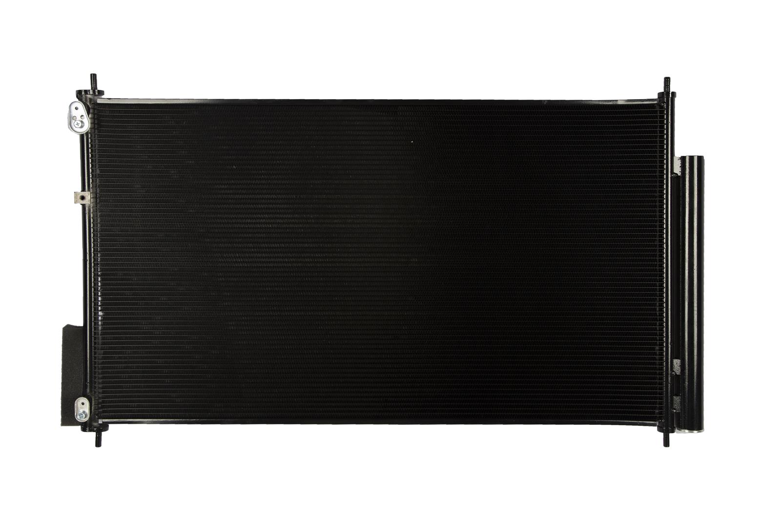 CSF Air Conditioning Condensers 10435 Condenser, Aluminum, Black, for use on Honda®, Each thumbnail 2