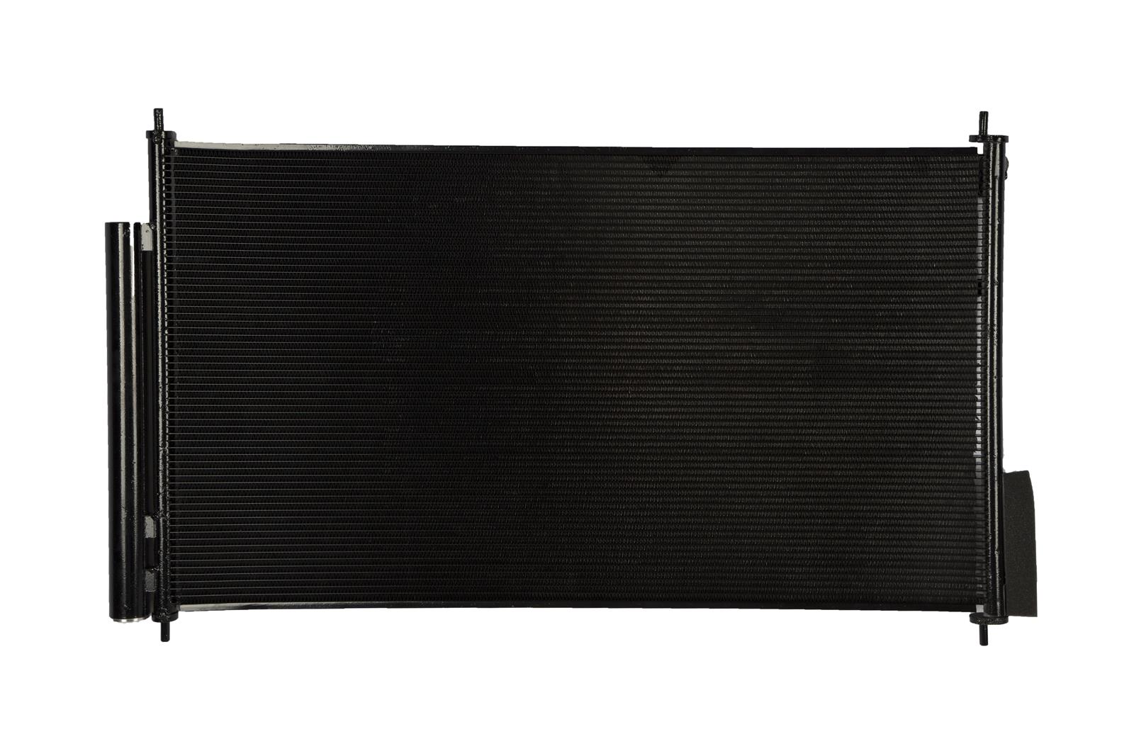 CSF Air Conditioning Condensers 10435 Condenser, Aluminum, Black, for use on Honda®, Each thumbnail 3