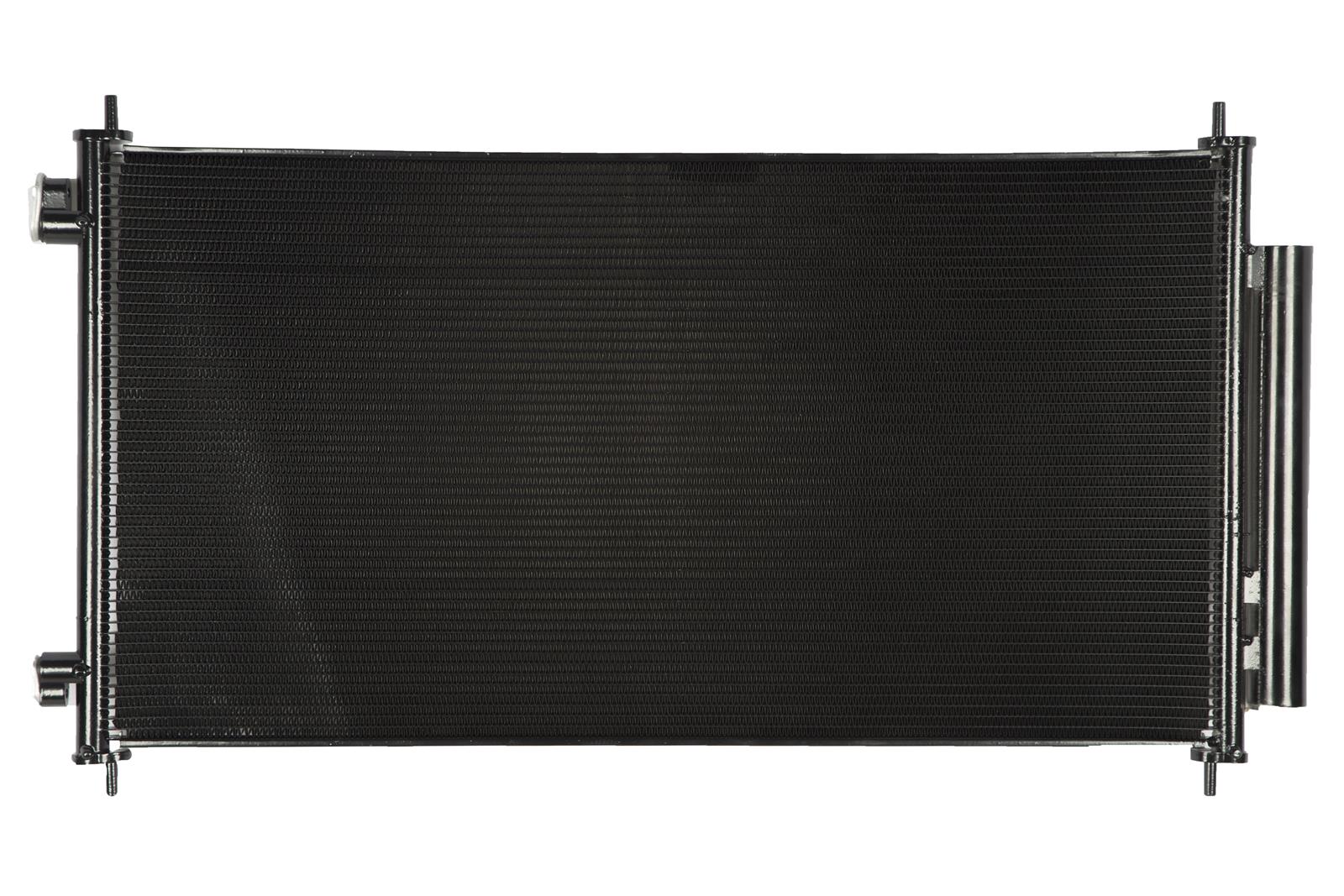 CSF Air Conditioning Condensers 10451 Condenser, Aluminum, Black, for use on Honda®, Each thumbnail 3
