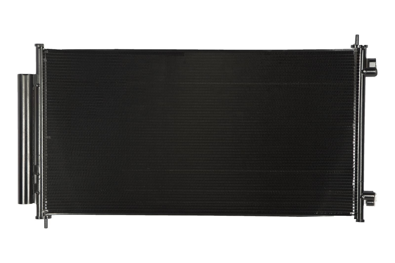 CSF Air Conditioning Condensers 10451 Condenser, Aluminum, Black, for use on Honda®, Each thumbnail 2
