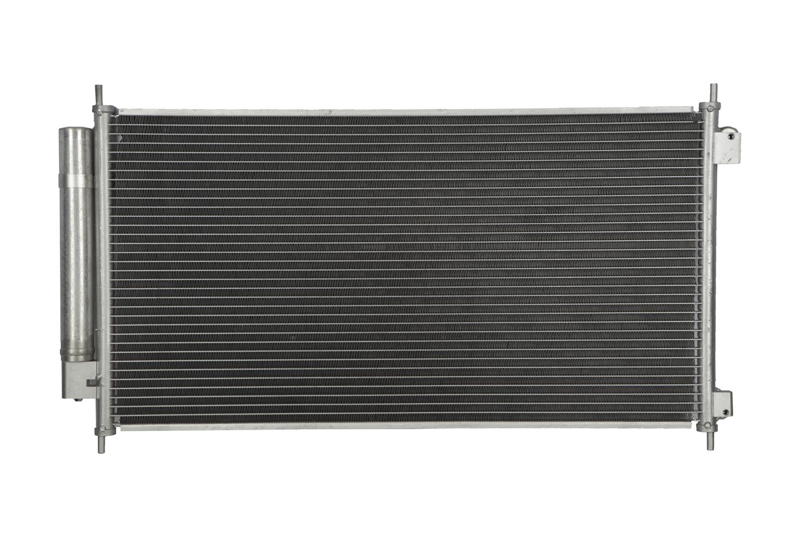 CSF Air Conditioning Condensers 10464 Condenser, Aluminum, Natural, for use on Honda®, Each thumbnail 3