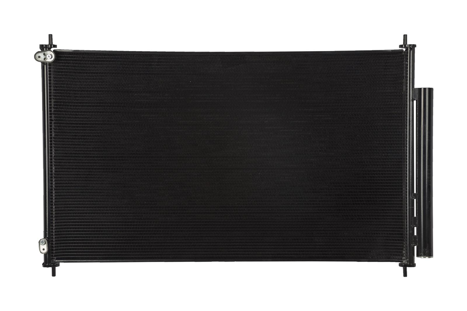 CSF Air Conditioning Condensers 10487 Condenser, Aluminum, Black, for use on Honda®, Each thumbnail 3