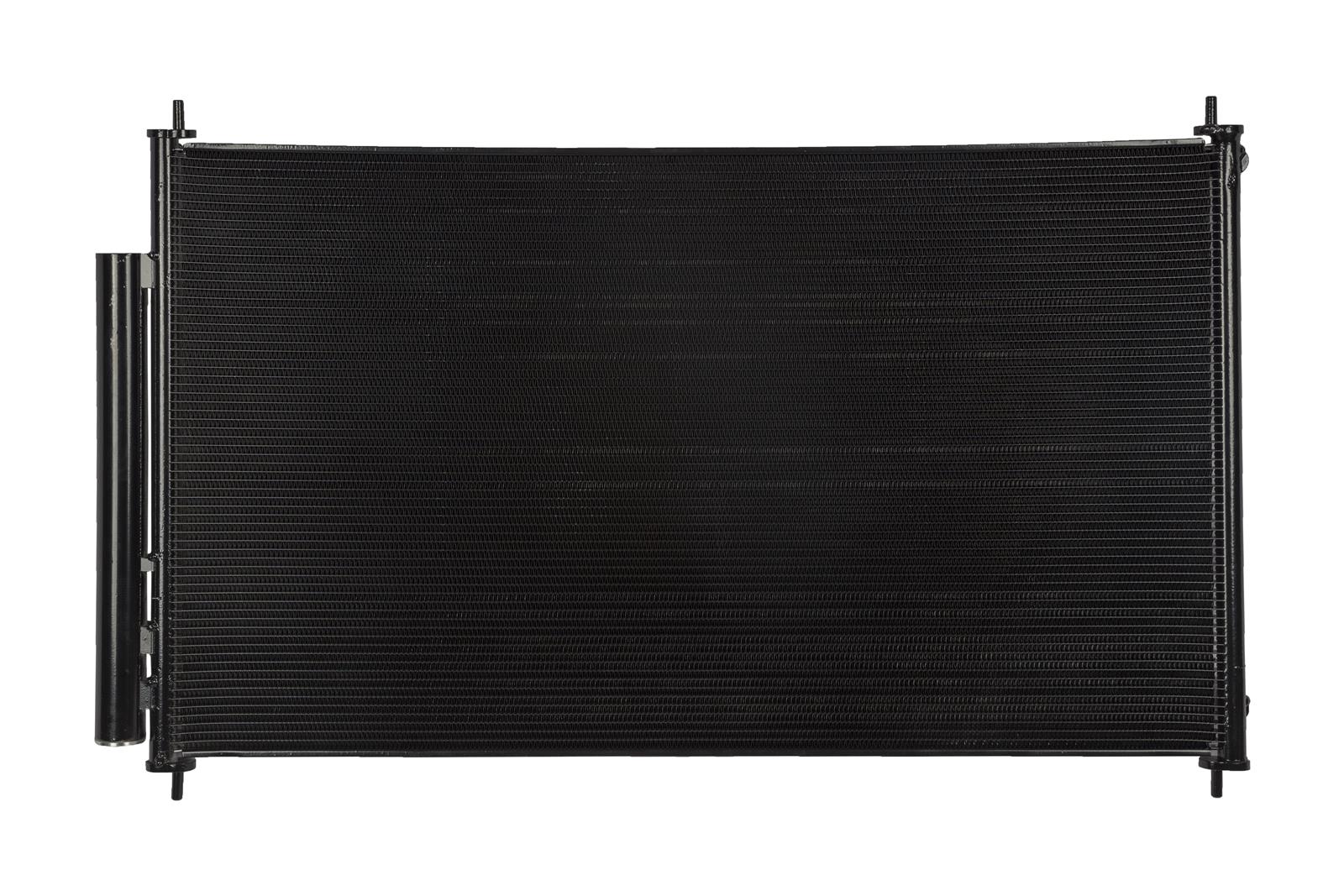 CSF Air Conditioning Condensers 10487 Condenser, Aluminum, Black, for use on Honda®, Each thumbnail 2