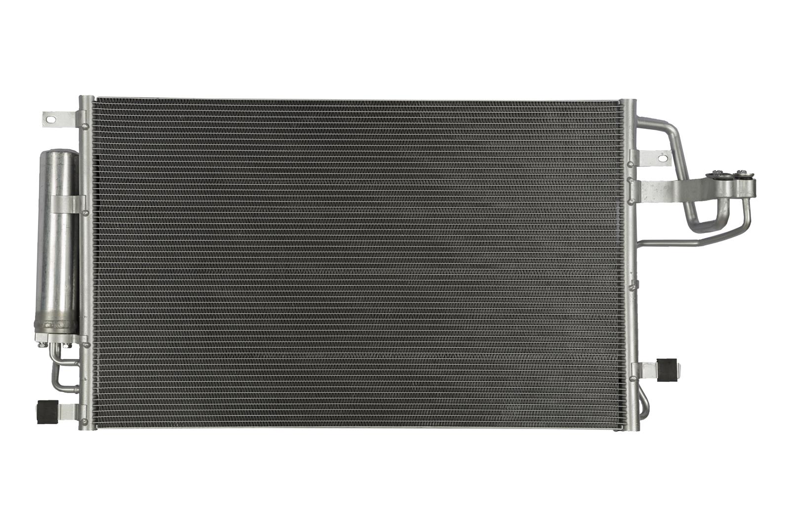 CSF Air Conditioning Condensers 10489 Condenser, Aluminum, Natural, for use on Hyundai, Each thumbnail 2