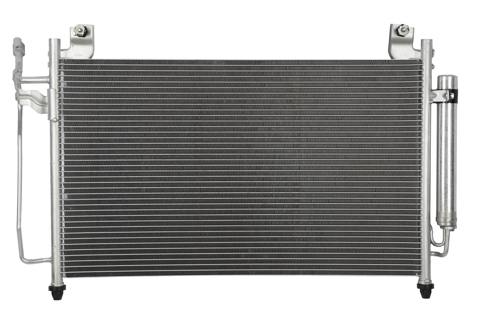 CSF Air Conditioning Condensers 10502 Condenser, Aluminum, Natural, Mazda, Each thumbnail 3