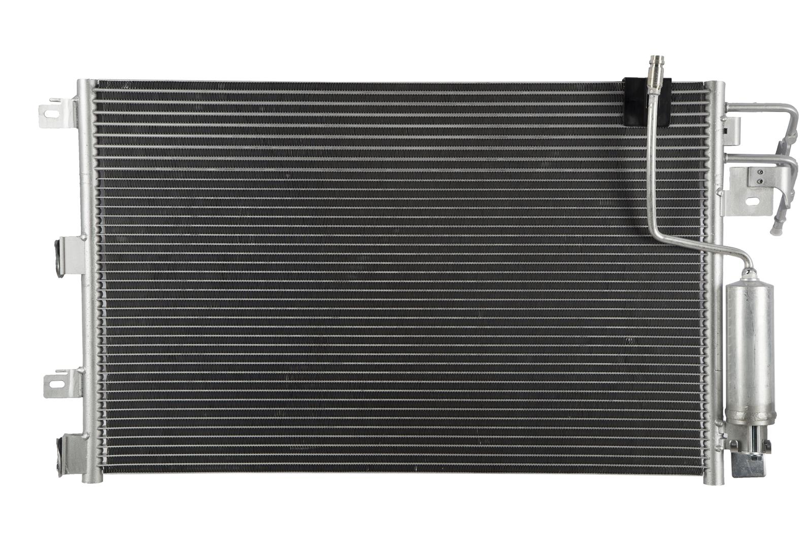 CSF Air Conditioning Condensers 10531 Condenser, Aluminum, Natural, Ford, Each thumbnail 3