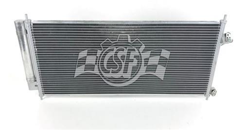 CSF Air Conditioning Condensers 10543 Condenser, Aluminum, Natural, for use on Honda®/Acura®, Each thumbnail 2