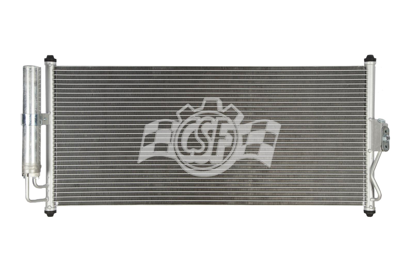 CSF Air Conditioning Condensers 10591 Condenser, Aluminum, Natural, Nissan, Each thumbnail 2