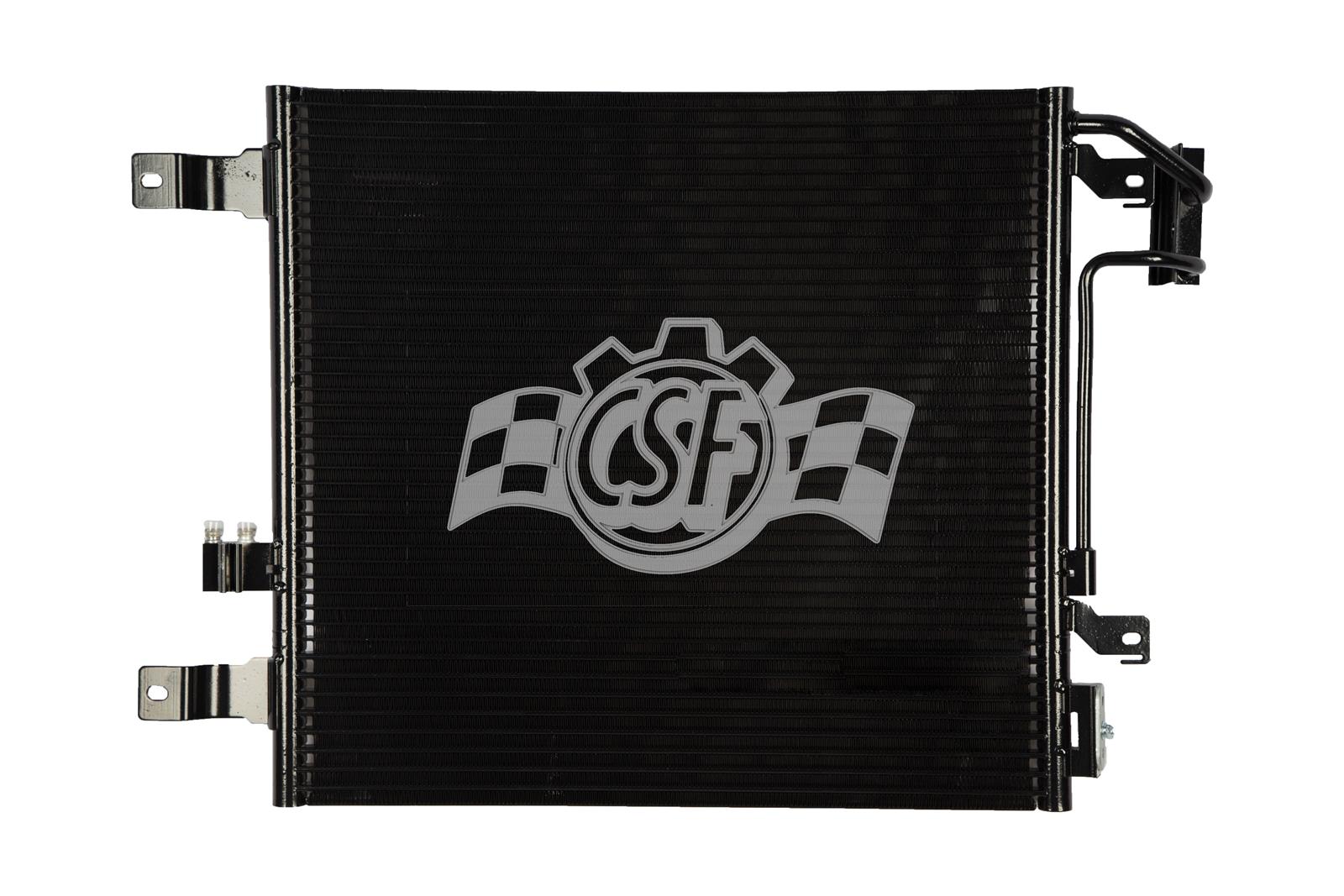 CSF Air Conditioning Condensers 10655 Condenser, Aluminum, Black, Jeep, Each thumbnail 3
